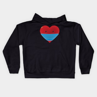 Masked Heart Kids Hoodie